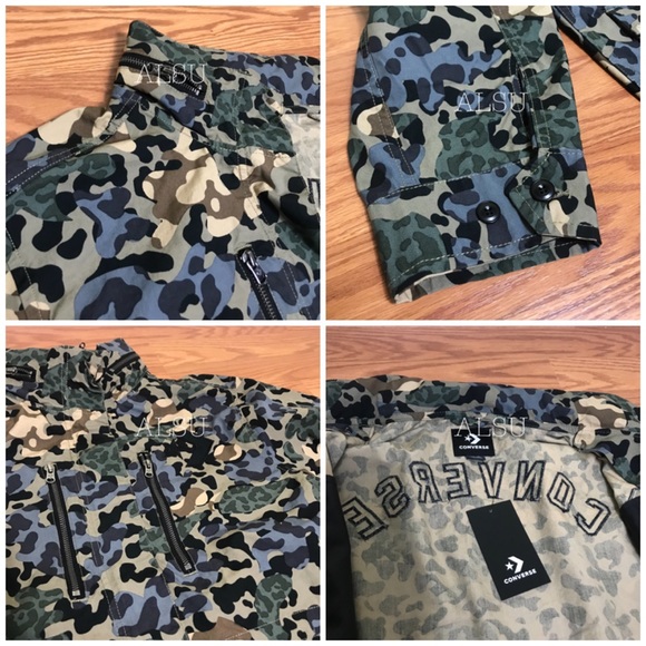 Converse Utility F2 Jacket Men’s Camouflage - Picture 6 of 8